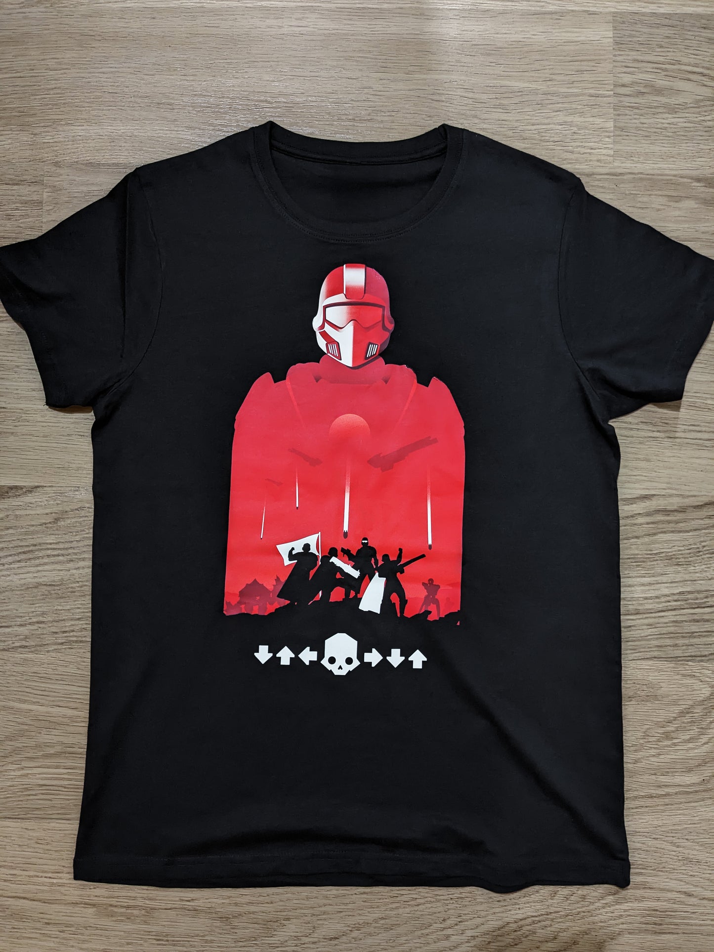 Helldivers2 T-Shirt Black Red Helldivers T Shirt Tshirt Helldiver GameHelldivers2 T-Shirt Black Red Helldivers T Shirt Tshirt Helldiver Game