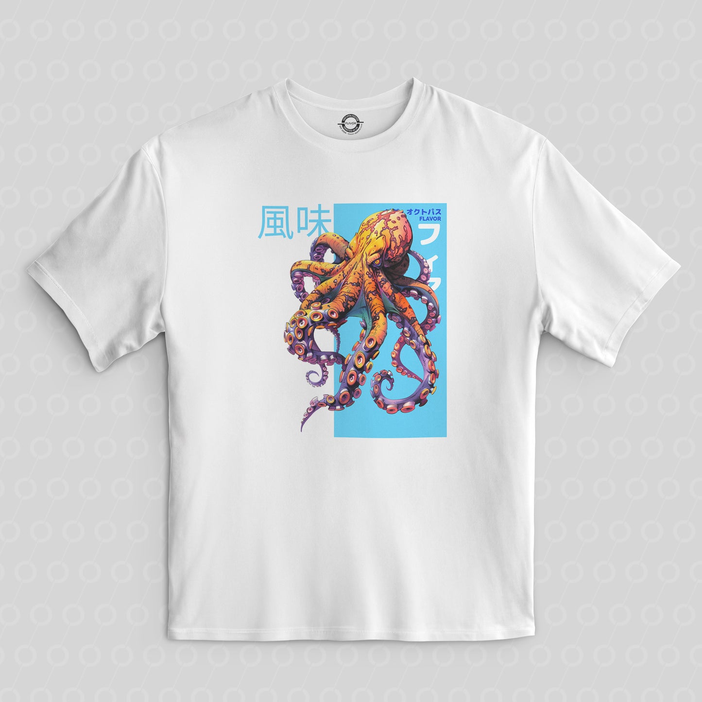 Octopus Monster Japan Anime Manga T-Shirt White Red T Shirt Tshirt