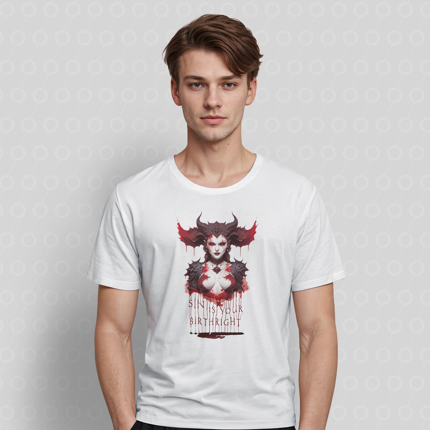 D4 Diablo4 Diablo Lilith T-Shirt White Red T Shirt Tshirt