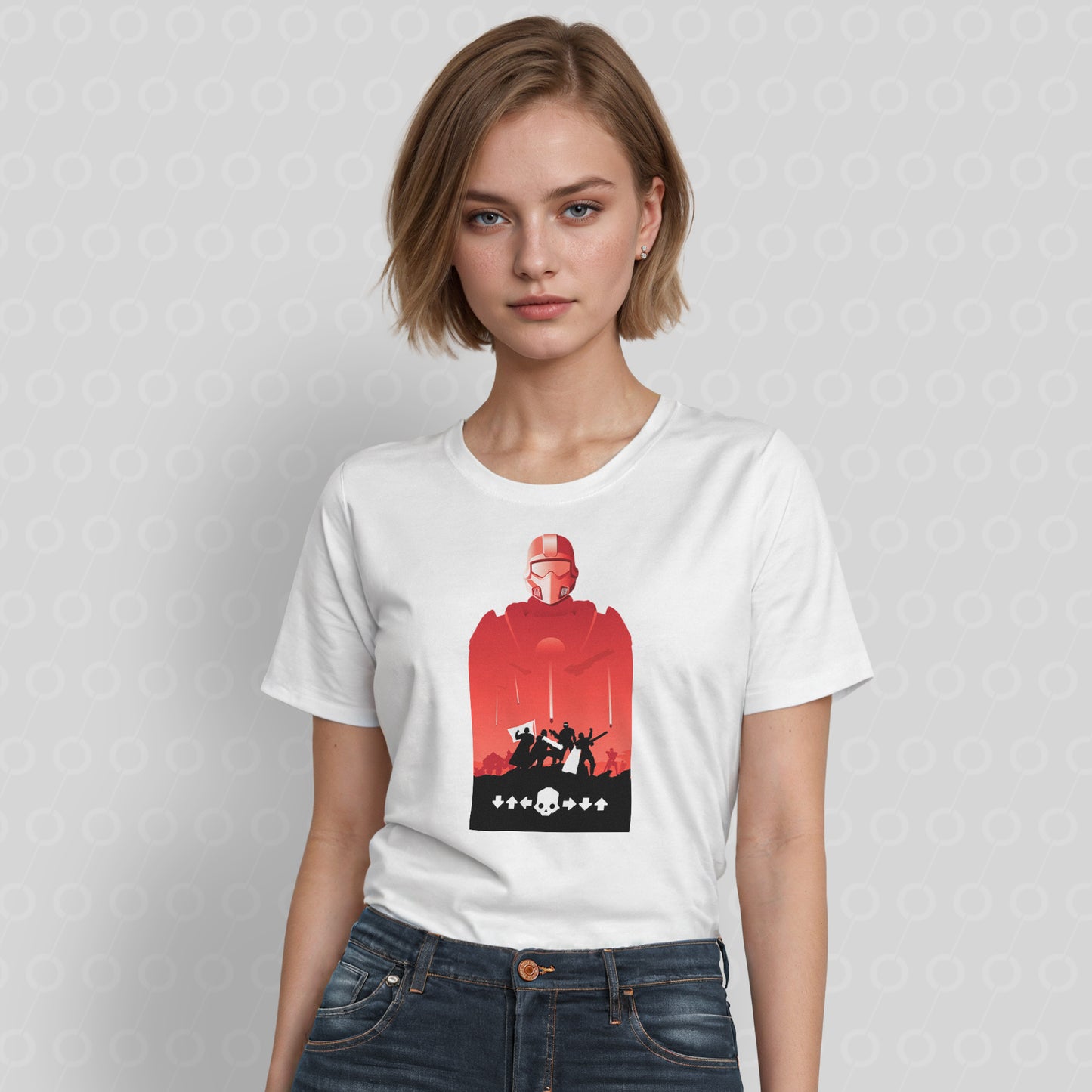 Helldivers2 T-Shirt White Helldivers T Shirt Tshirt Helldiver Game