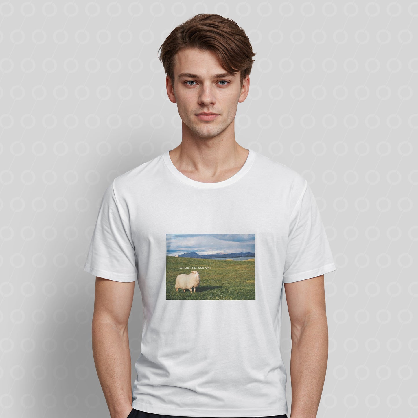 lost sheep, where the fuck am I t-shirt