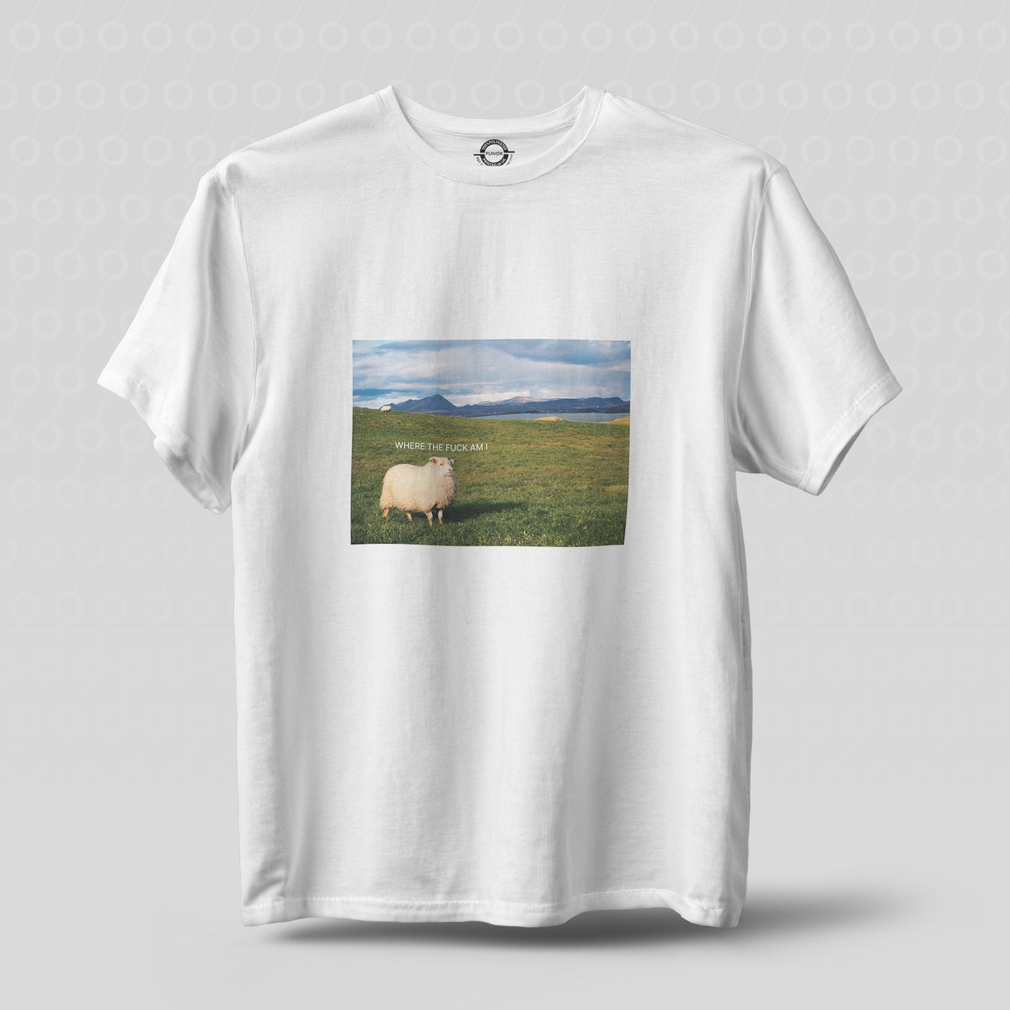 lost sheep, where the fuck am I t-shirt