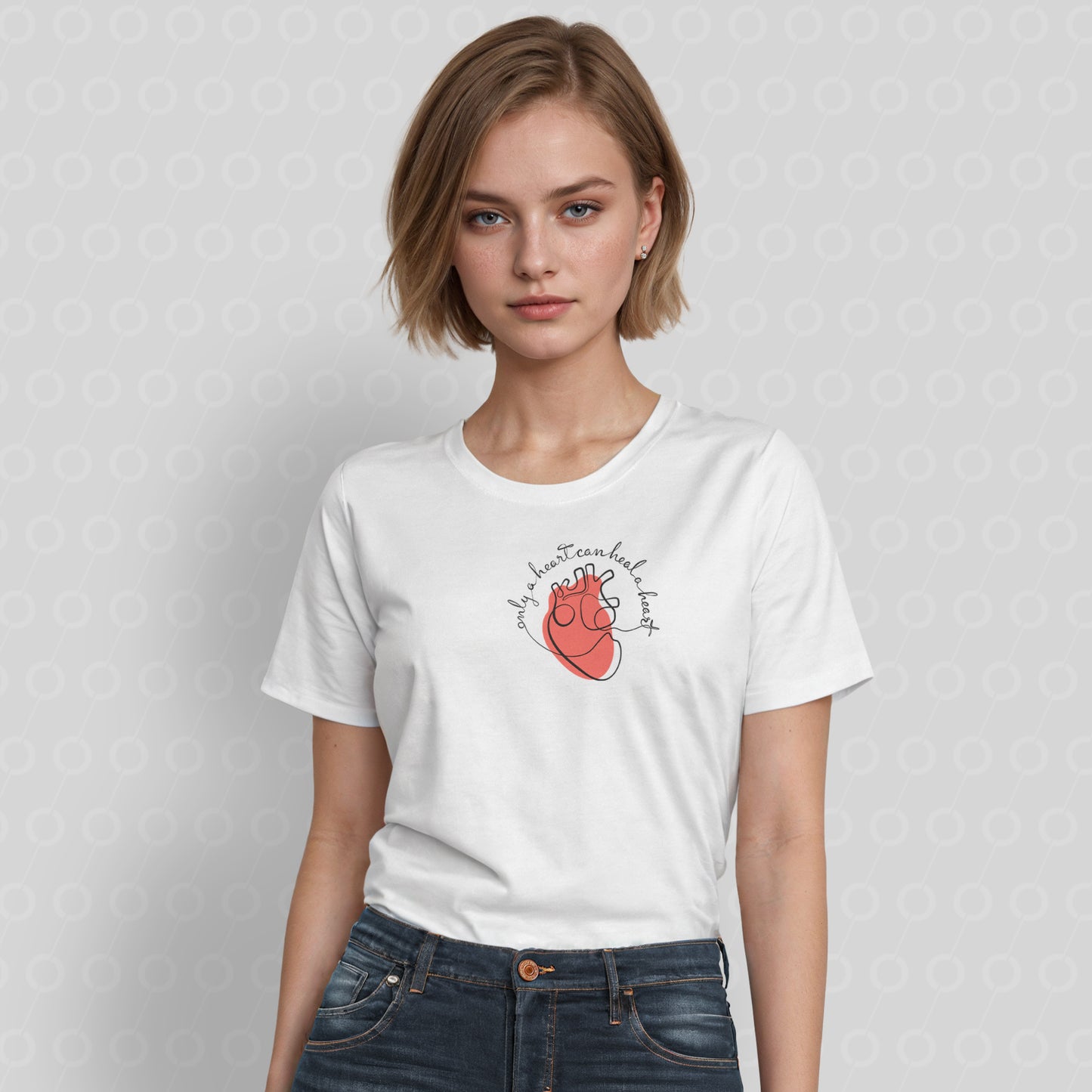 Heart, T-shirt, T, Shirt, tshirt, Hearts heal hearts, only a heart can hel a heart, charity, BHF, heart Foundation
