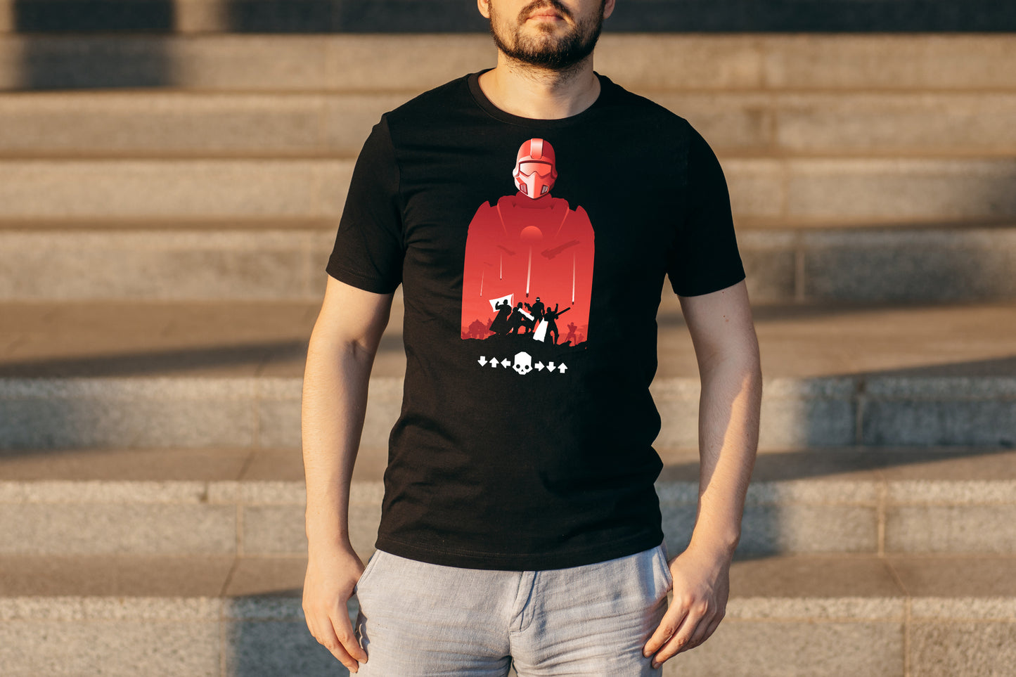 Helldivers2 T-Shirt Black Red Helldivers T Shirt Tshirt Helldiver Game