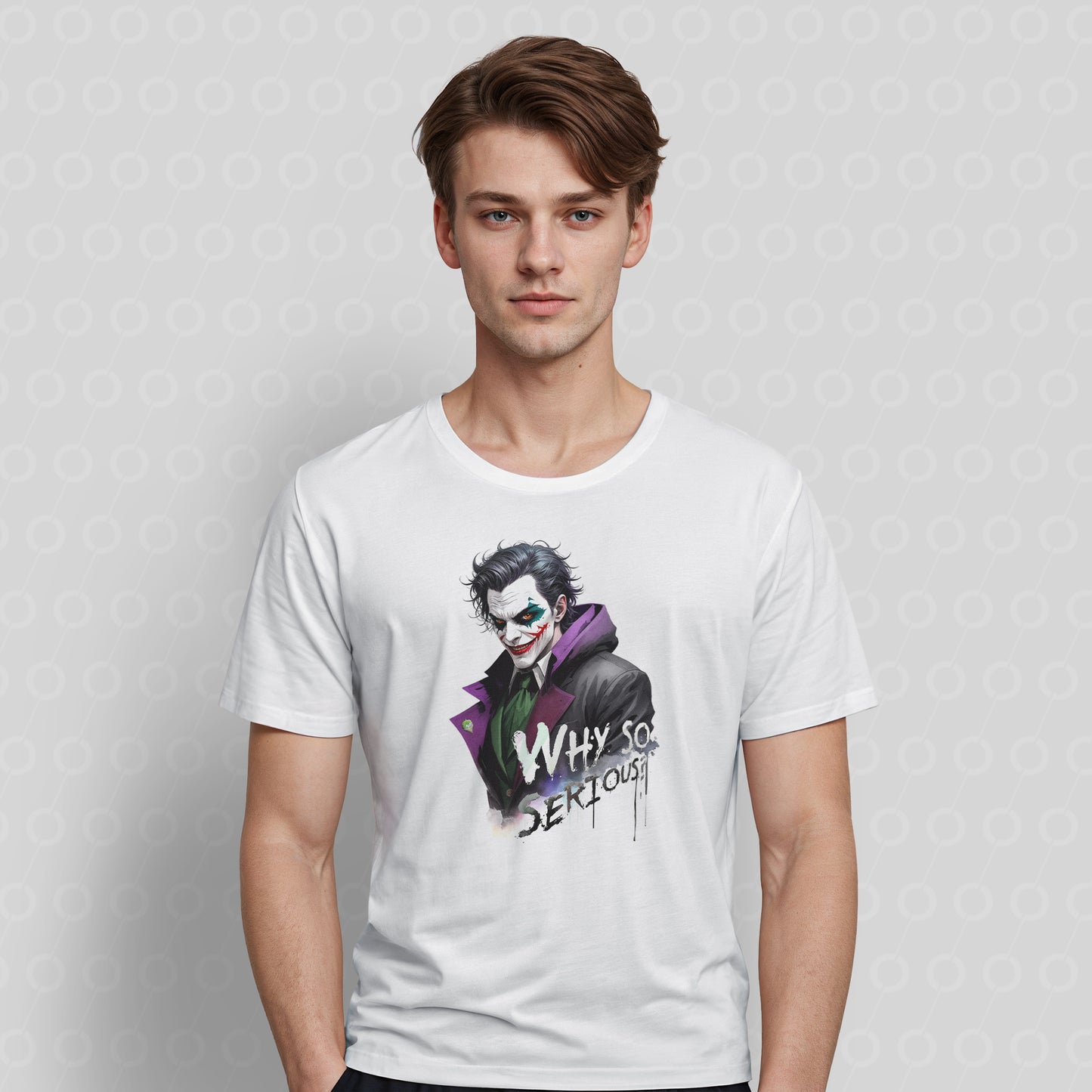 Joker Batman whysoserious serious Tshirt t-shirt t shirt