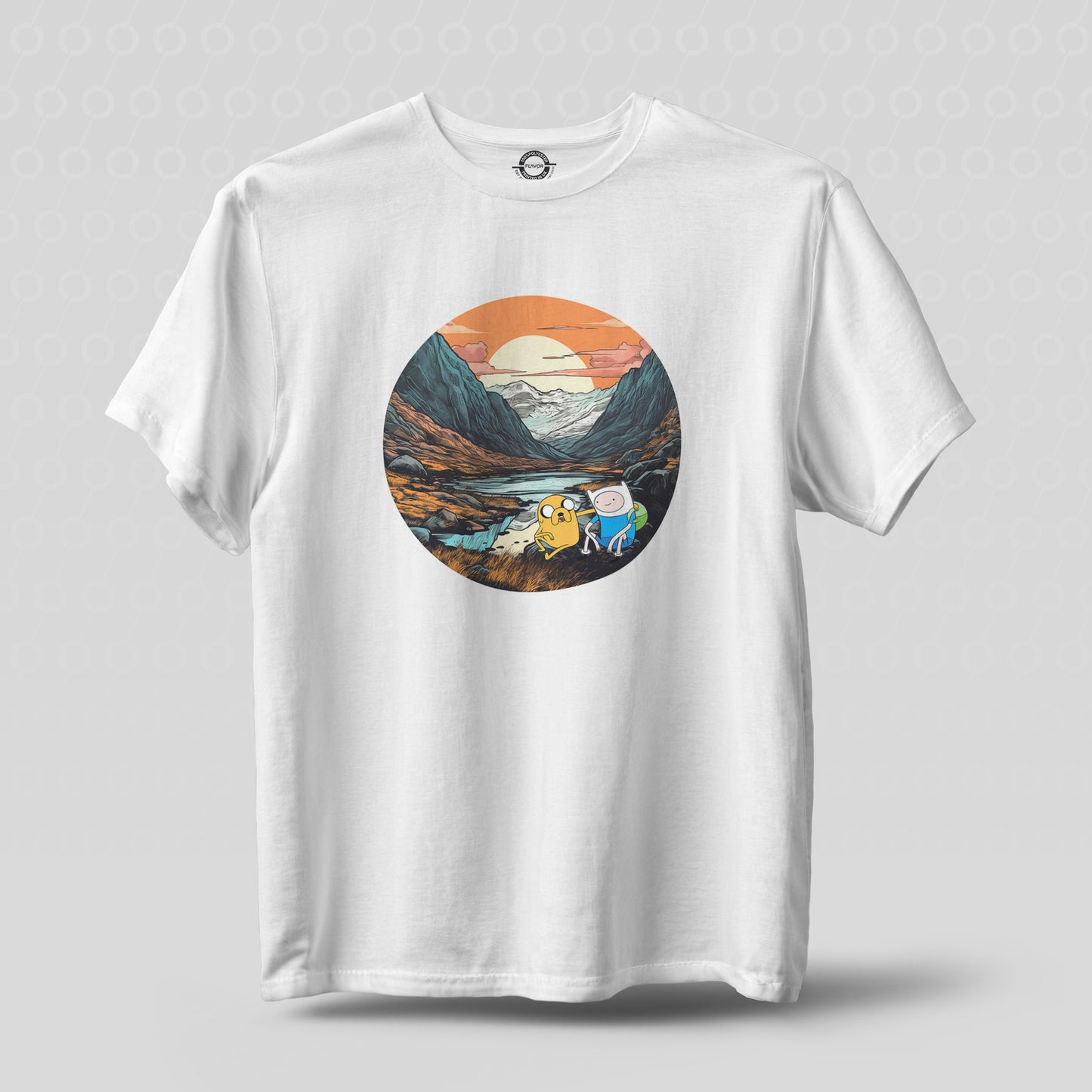 Snowdonia finn & jake adventure time mountains wanderlust T-Shirt tshirt t shirt