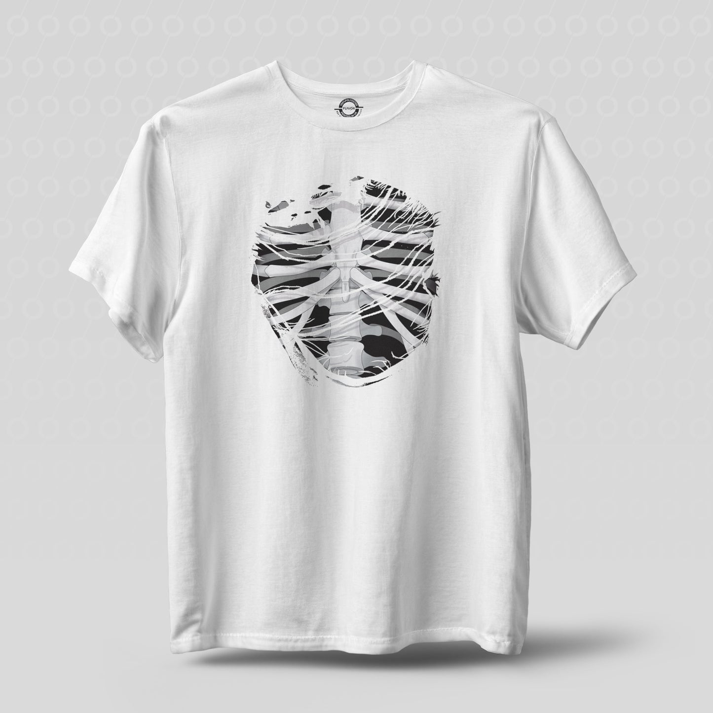 Rib Cage Skeleton Bones t-shirt t Shirt Tshirt White